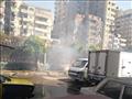 حريق محدود بحرم السكة الحديد في الإسكندرية 