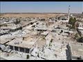 الدمار الذي تعرّضت له بلدة آفس السورية في إدلب جرا
