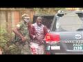 الوزير الأوغندي مضرج بدمائه بعد نجاته من الاغتيال