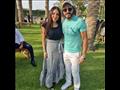 إنجي علاء ويوسف الشريف من حفل زفاف فراج وبسنت