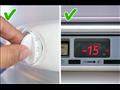 زيادة درجة الحرارة في كل من الثلاجة والفريزر