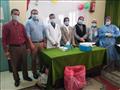 الفرق الطبية وحملة تطعيم المعلمين بالازهر 