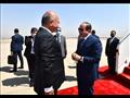  استقبال الرئيس السيسي في بغداد