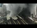 حريق هائل قرب محطة قطارات جنوب لندن