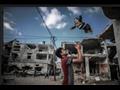  غزة بعد القصف- تصوير سند أبو لطيفة