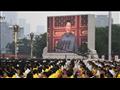 الرئيس الصيني متحدثا في ساحة تيانانمن
