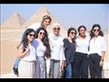 جولة بالأهرامات لوفد من الشباب المصري في اليونان وقبرص