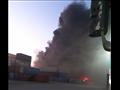 إخماد حريق في مخزن بميناء غرب بورسعيد
