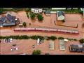الفيضانات تُغرق قطارًا في ألمانيا