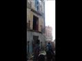 إصابة 3 أشخاص في انهيار أجزاء من عقار في الإسكندرية