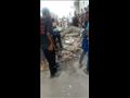 إصابة 3 أشخاص في انهيار أجزاء من عقار في الإسكندرية