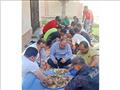 محافظ شمال سيناء يتناول الإفطار مع قوات الأمن