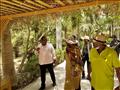 وزيرة خارجية السودان تزور الحديقة النباتية