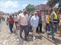 إزالة التعديات عن حرم السكة الحديد غرب الإسكندرية