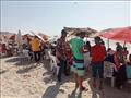رئيس السياحة والمصايف بالإسكندرية يجرى جولة على الشواطئ ويرصد مخالفات