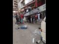 سقوط رافعة أثاث في الإسكندرية