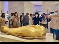 وفد إعلامي روسي يزور متحف الحضارة (4)