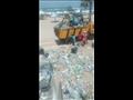 رفع القمامة من شواطئ الإسكندرية