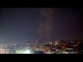 سماء غزة تضيئها انفجارات