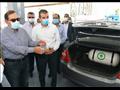 المهندس طارق الملا وزير البترول والثروة المعدنية خلال افتتاح محطة وقود بالاسكندرية 3