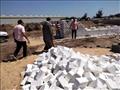 إزالة مقابر مخالفة في كفر الشيخ