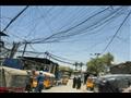  خطوط كهربائية متشابكة في مدينة الصدر في بغداد في 
