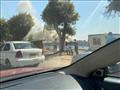حريق هائل في إحدى العائمات السياحية بوسط البلد