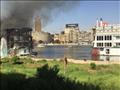 حريق إحدى العائمات السياحية بوسط البلد (8)                                                                                                                                                              