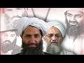 زعيم طالبان هبة الله أخوند زاده وخلفه صور بن لادن 