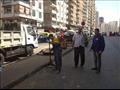 رفع القمامة بشوارع الإسكندرية 