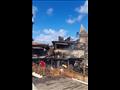 حريق بمطاعم على كورنيش الإسكندرية 
