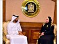 وزيرة الصناعة تلتقي وزير الاقتصاد الإماراتي