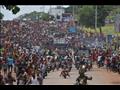  حشود تحتفل في كوناكري بعد الانقلاب على الرئيس الف