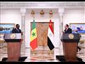 الرئيس السيسي مع نظيره السنغالي في المؤتمر الصحفي  