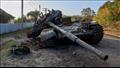 دبابة روسية مدمرة في منطقة خاركيف في أوكرانيا