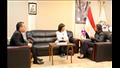 الدكتورة مايا مرسي رئيسة المجلس القومي للمرأة وجاكي سبير عضوة الكونجرس الأمريكي