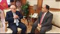محافظ بورسعيد يستقبل وزير المالية