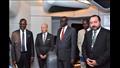 وزير نقل جنوب السودان ديفيد سوبيك بشركة مصر للطيران للصيانة وأكاديمية التدريب