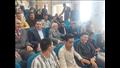 محافظ بورسعيد يستمع لمحاضرة وسط طلاب الجامعة التكنولوجية الجديدة