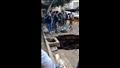 حفرة تبتلع سيارة نقل في سمنود بالغربية