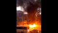 حريق يلتهم سيارة في الإسكندرية 