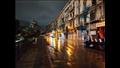 كسح مياه الأمطار بشوارع الإسكندرية