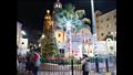 أيقونة ميادين المنيا يتزين للكريسماس ببابا نويل والغزلان المضيئة