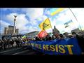 مسيرة في كييف ضد الغزو الروسي