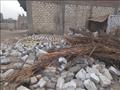 الصور الأولى لموقع انهيار منزل في سوهاج