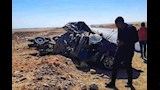 مصرع مزارع وإصابة نجله وشقيقه في حادث انقلاب سيارة بالمنيا
