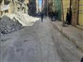 انهيار أجزاء من عقار في الإسكندرية