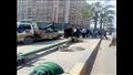 اصطدام سيارة بعامود إنارة في الإسكندرية