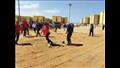 مباراة كرة قدم بمدينة سلام مصر