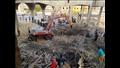 حصيلة أولية  7 مصابين وجثة طفل في حادث انهيار مسجد بدر